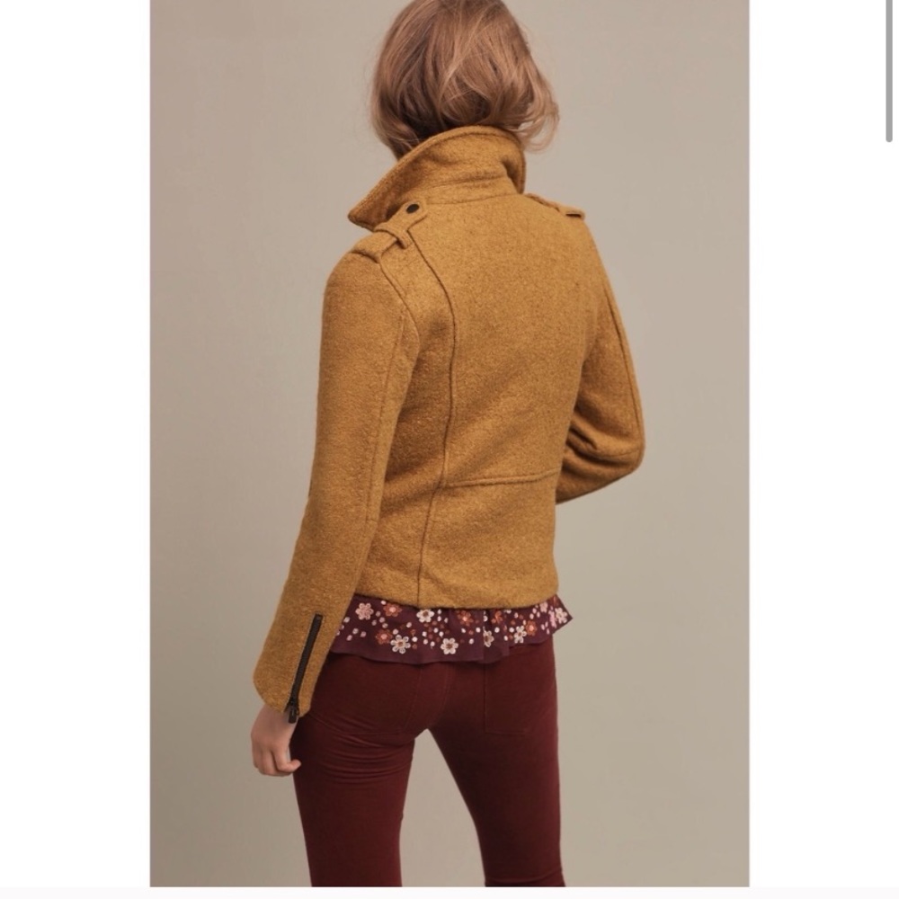Cartonnier Boucle Moto Jacket Mustard
